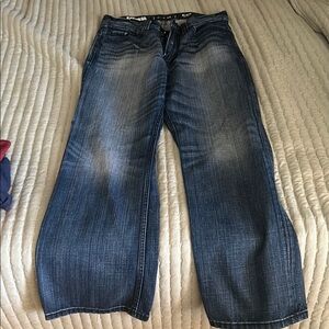 Express Blue Relaxed Fit Jeans Classic Denim